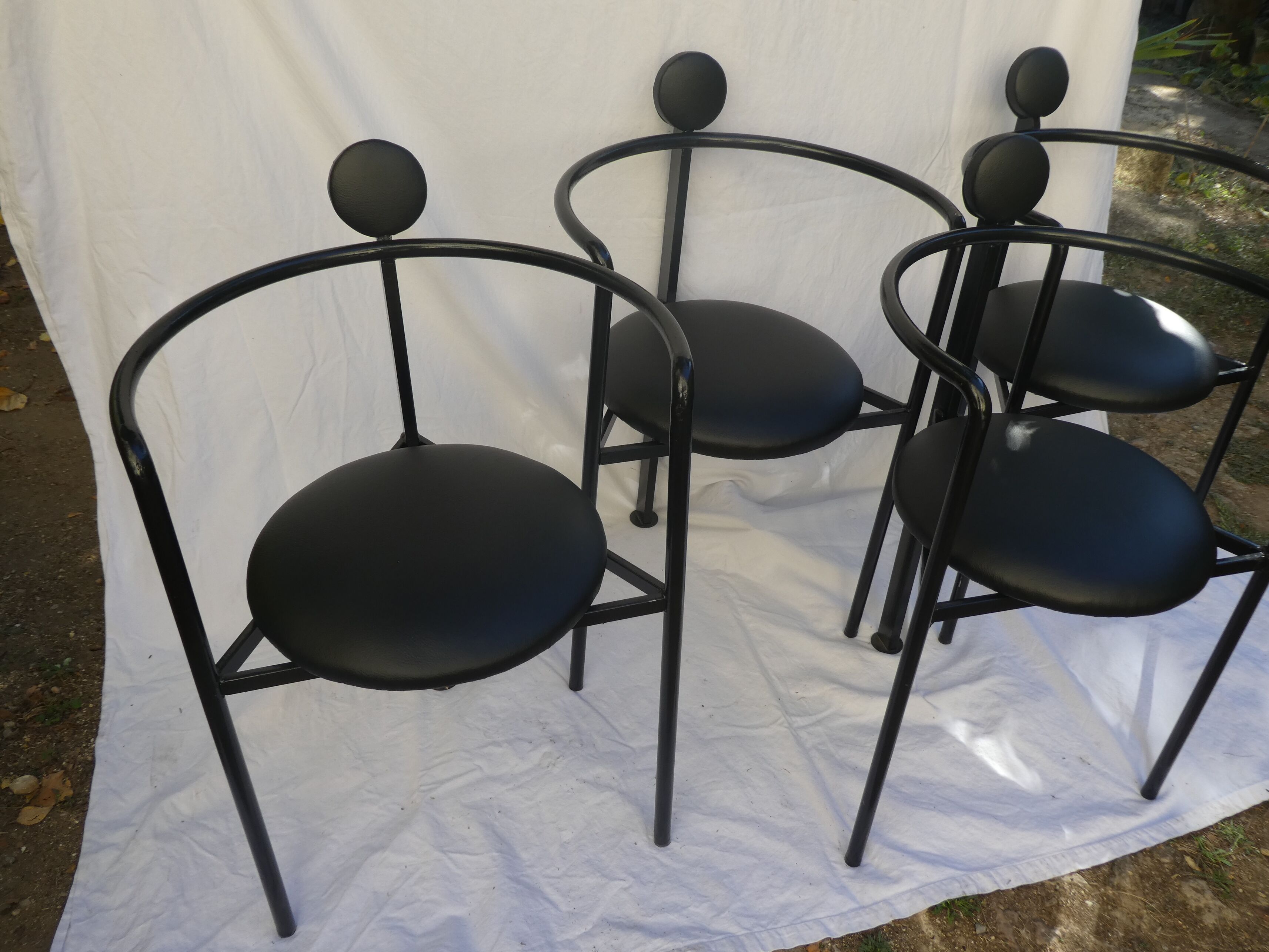 Set of 4 seats modernist Deco