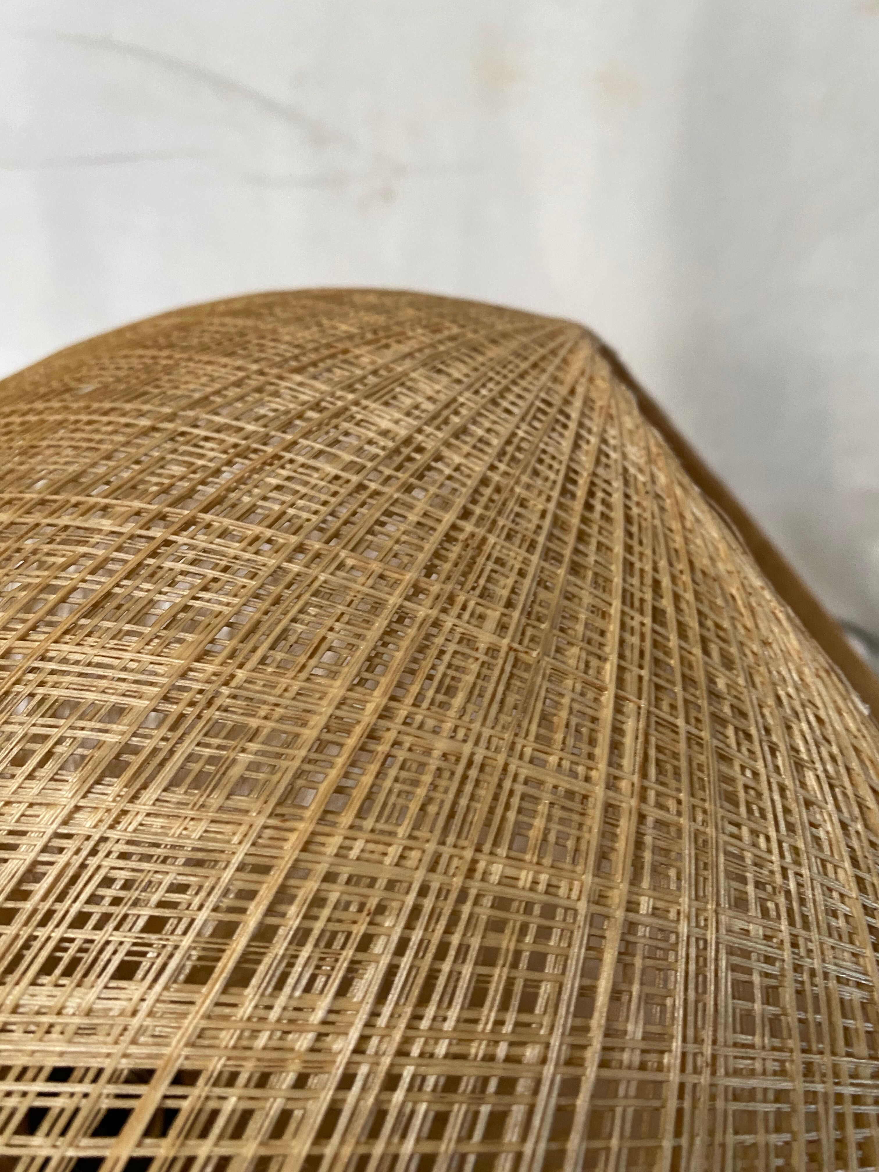 Suspension vintage en fil de nylon