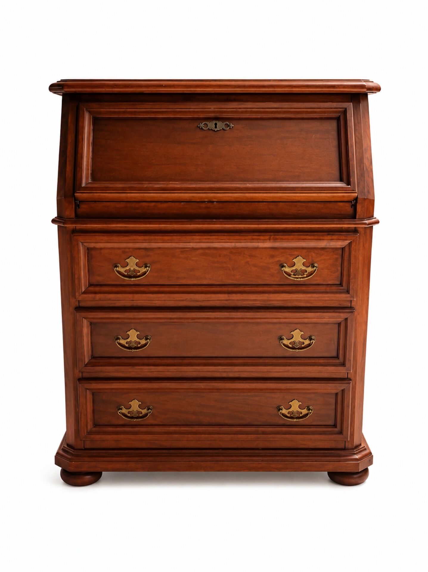 Solid oak desk secretary furniture