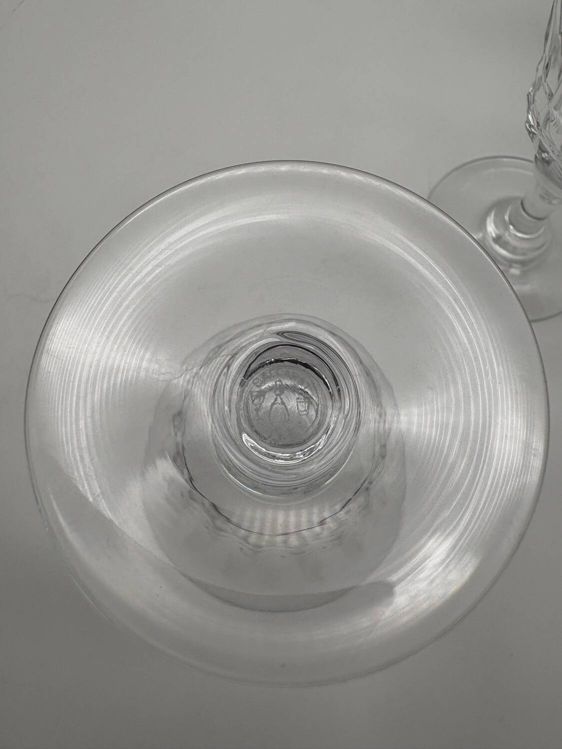 10 verres Baccarat, model Picadilly, France, verres à pied en cristal à porto / liqueur