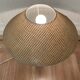 LARGE ROSEWOOD LAMP SCANDINAVIAN DESIGN 1960.