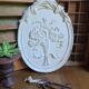 Cast iron plaque