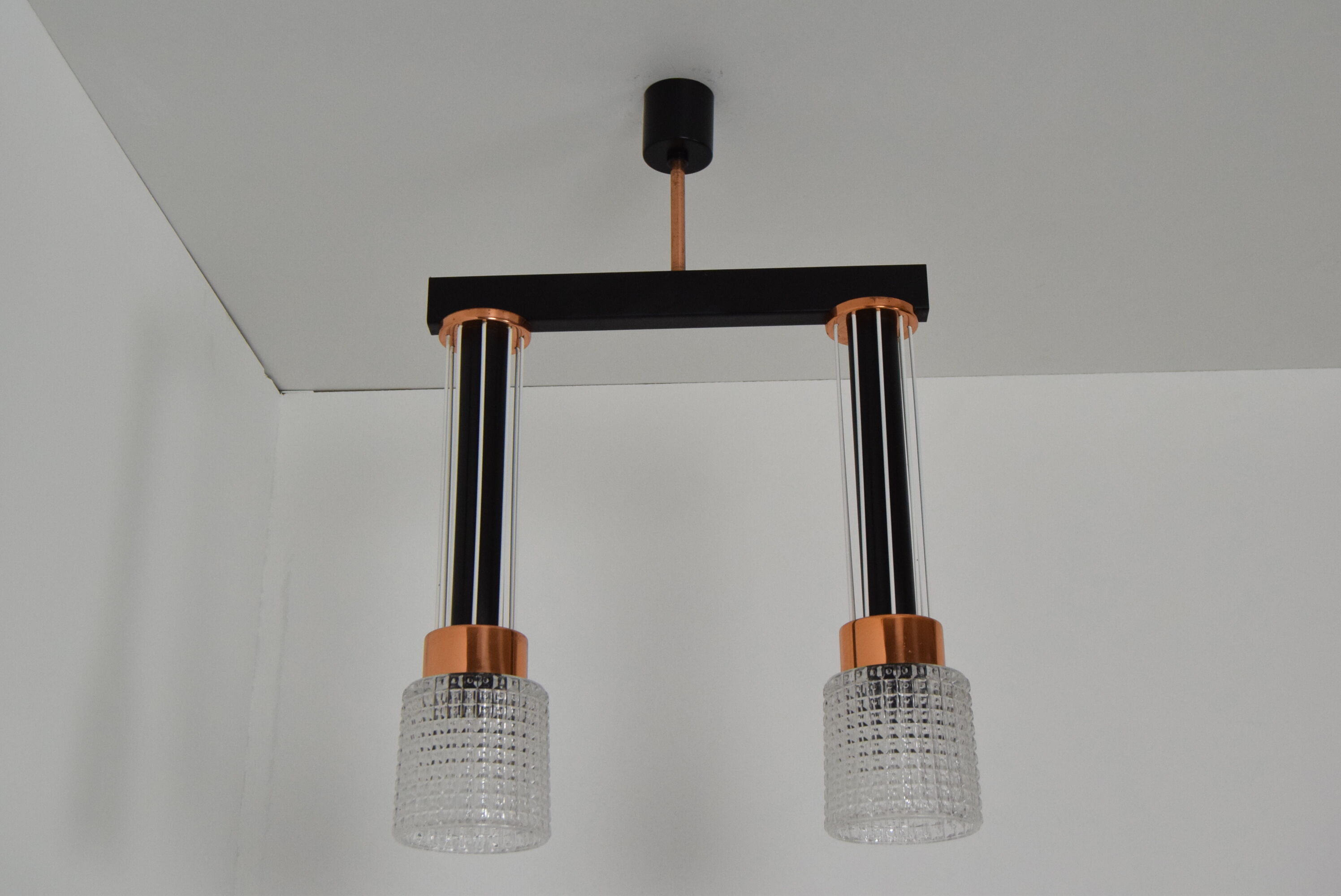 Suspension vintage de Drukov 1960's
