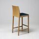 Set of six beech bar stools "Anna" by Crassevig, Italy, 1990s.