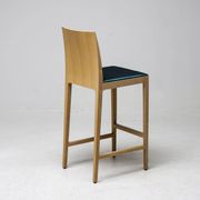 Set of six beech bar stools "Anna" by Crassevig, Italy, 1990s.