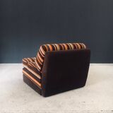 Fold-out extendable lounge chair, 1970s