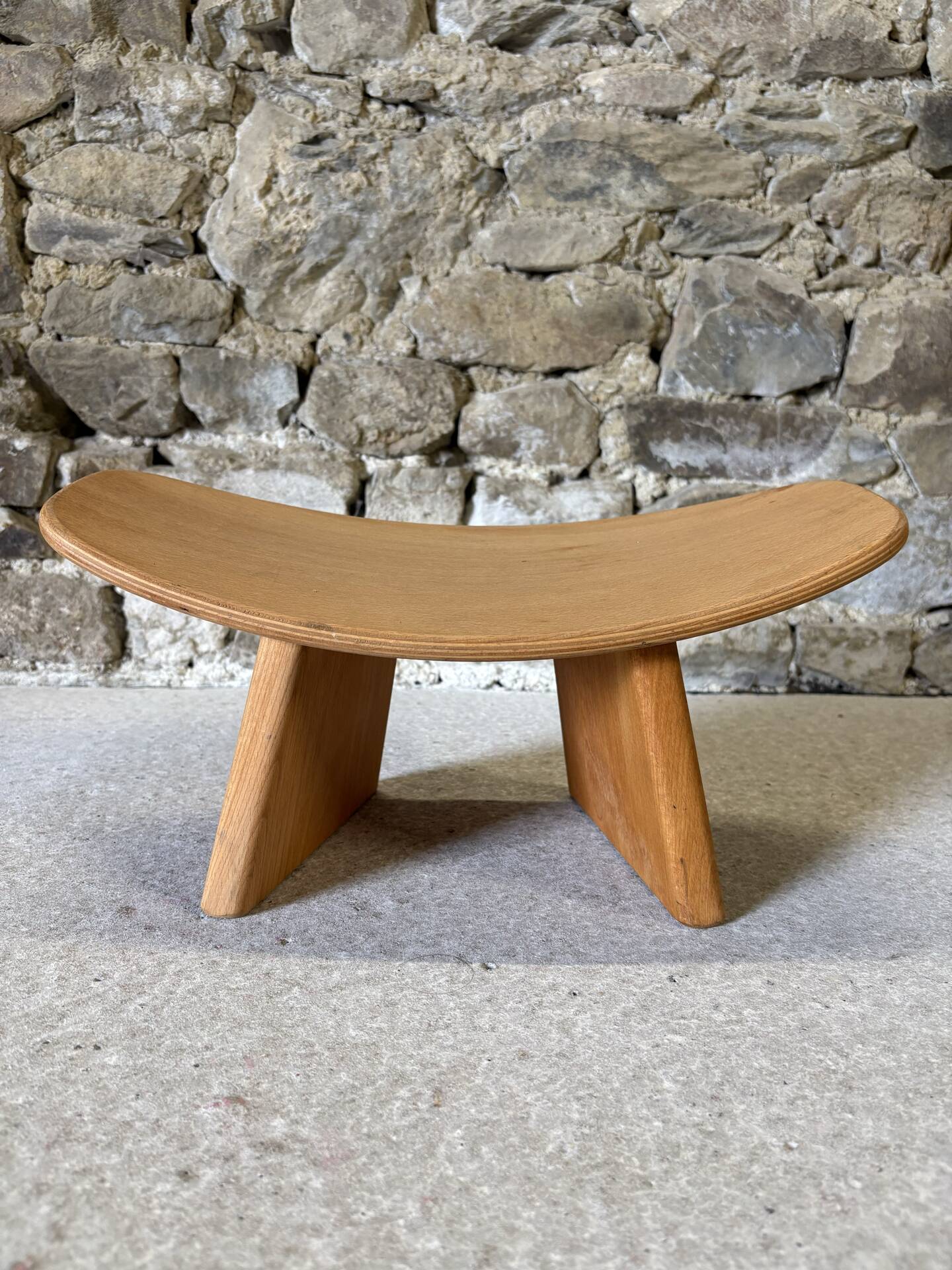 Tabouret de méditation SHOGGI par A. Gaubert, 1980