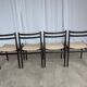 Set of 4 Stol Kamnik Dining Chair: Vintage Scandinavian Beech Wood, Yugosla