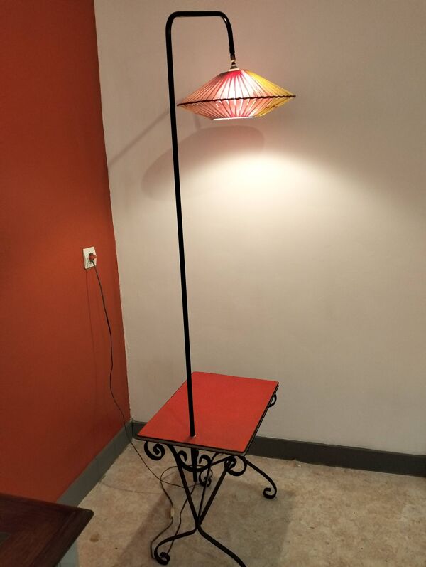Lampadaire vintage années 1960 pour chambre ou salon