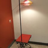 Vintage floor lamp from the 1960s for bedroom or living room.