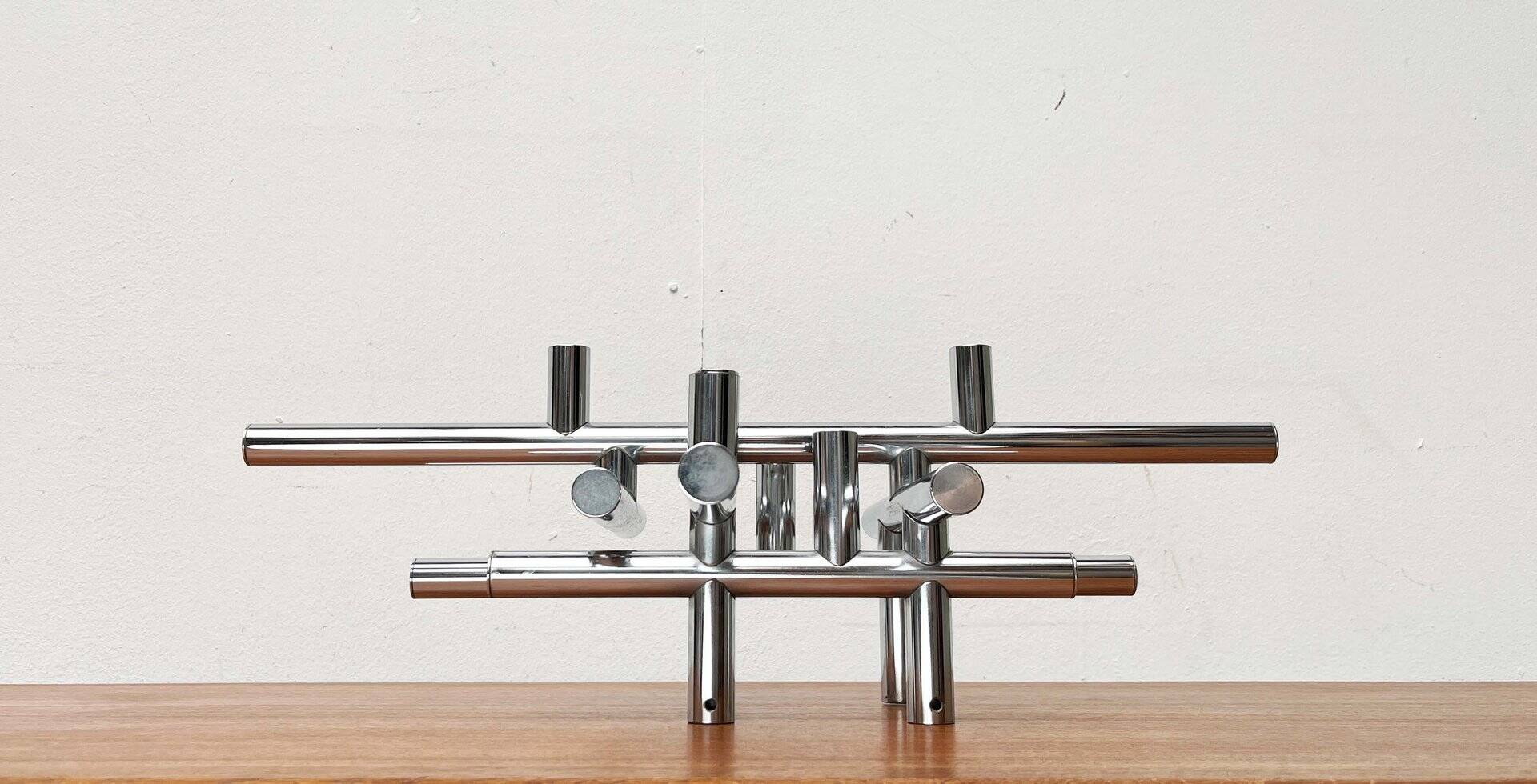 Mid-century Swiss space-age wall lamps or ceiling lights by Temde, 1960s.