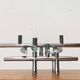 Mid-century Swiss space-age wall lamps or ceiling lights by Temde, 1960s.