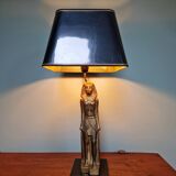 Egyptian table lamp, Hollywood Regency style, 1970