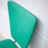 Chair in green skaï, 50