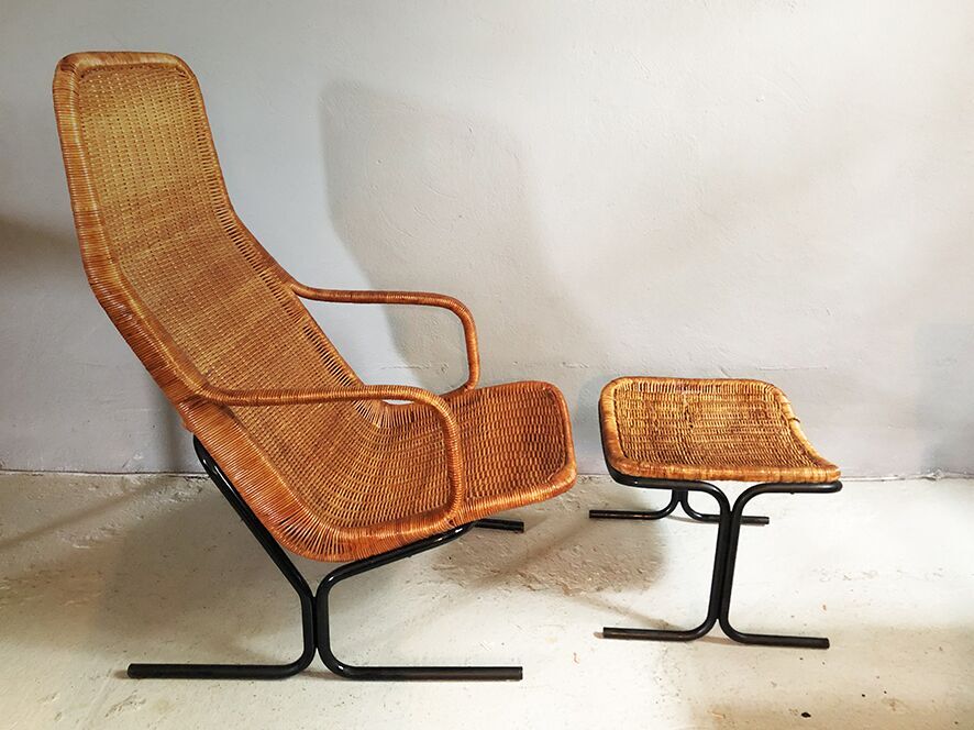 Armchair and ottoman 746 Dirk Van Sliedregt 514 C