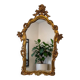 Vintage gold baroque wall mirror