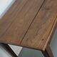 Large rustic farmhouse dining table from the French 19th century, in old elm