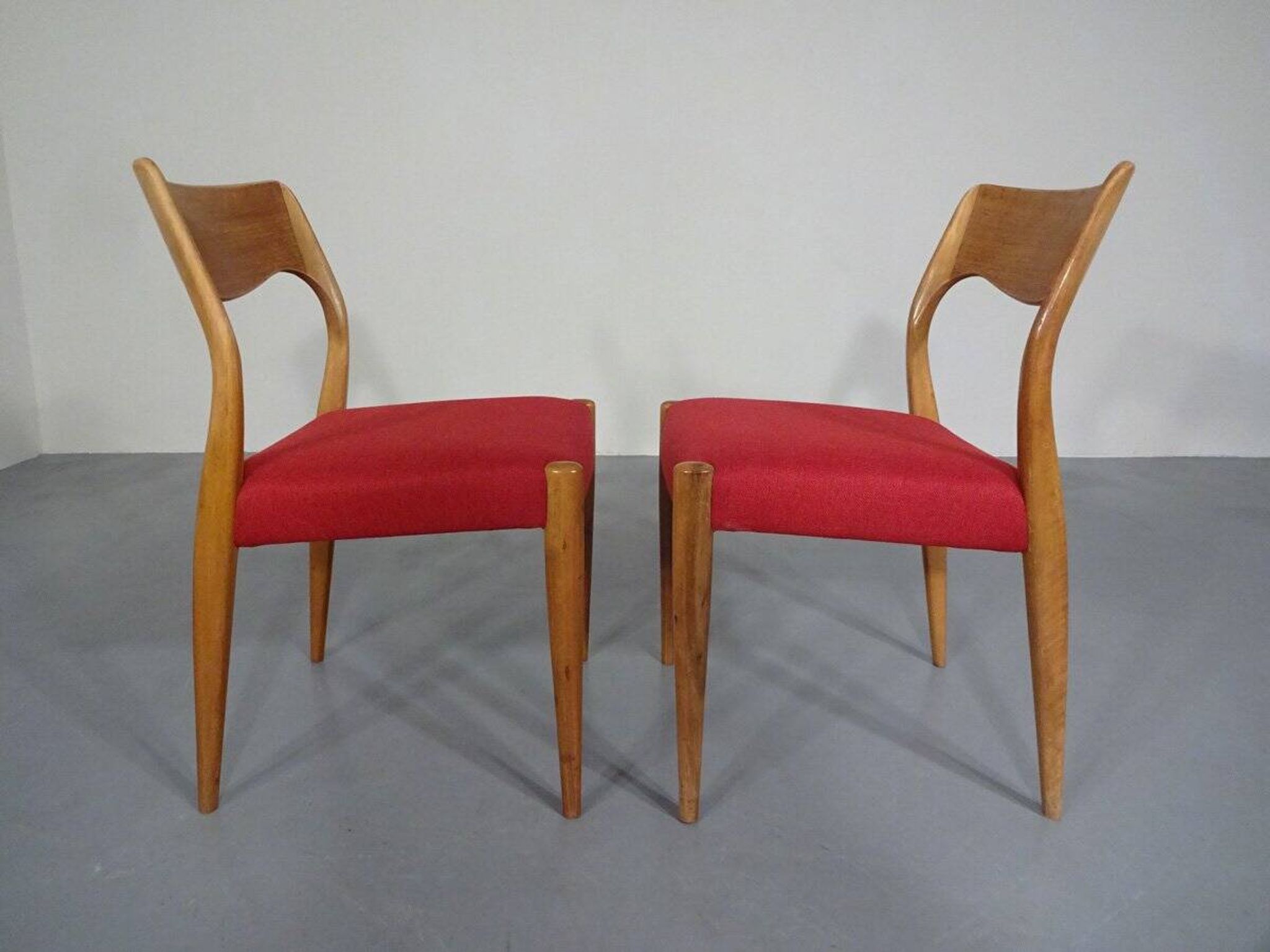 Set of Danish Oak Dining Chairs, 1960s