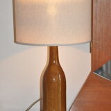 Stoneware bottle lamp