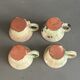 4 tasses en céramique artisanale - Ref 1361