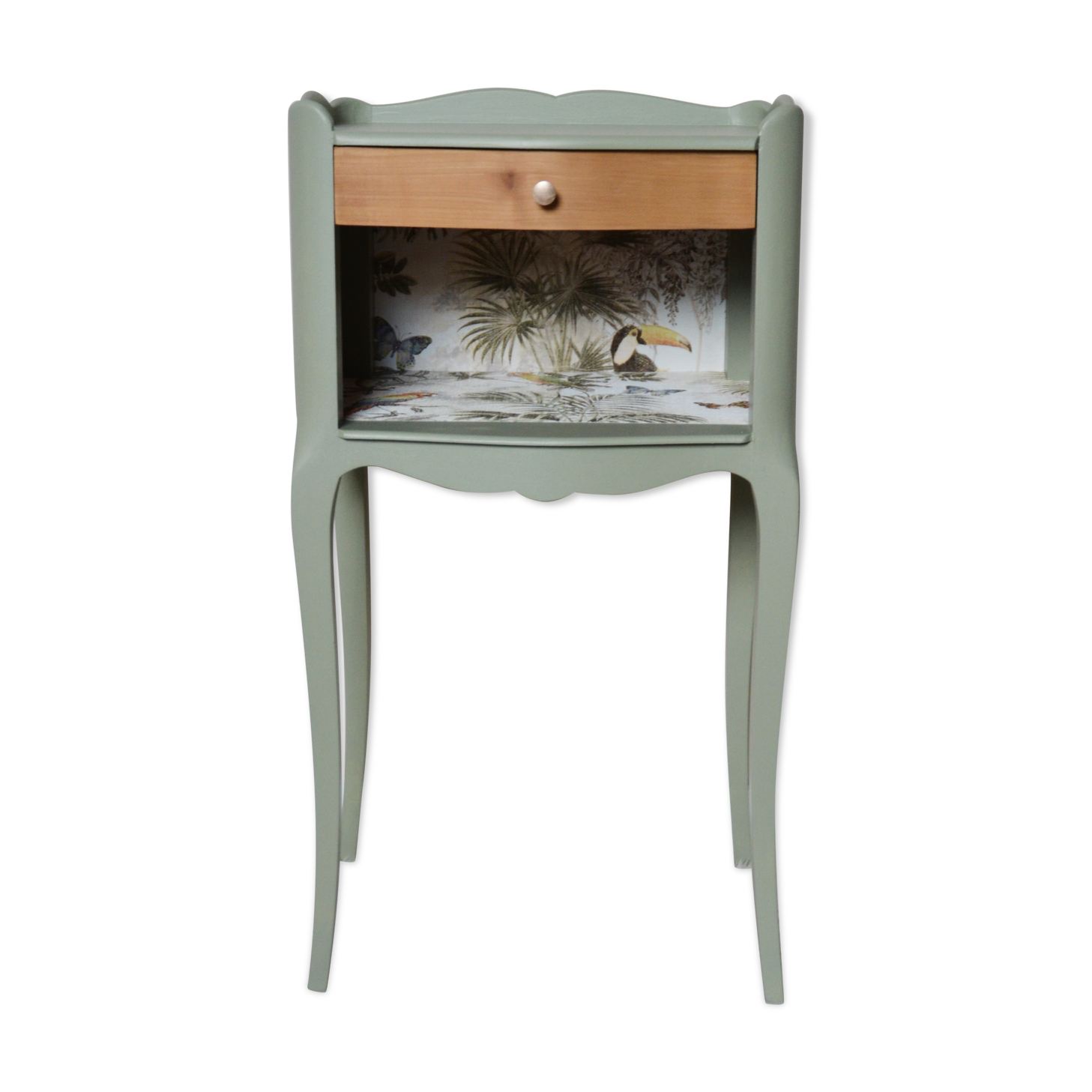 Louis XV style bedside, revamped