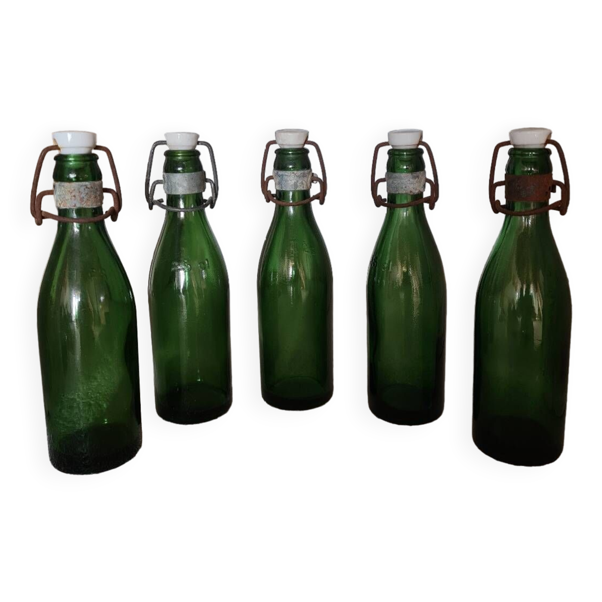 Bouteilles vertes