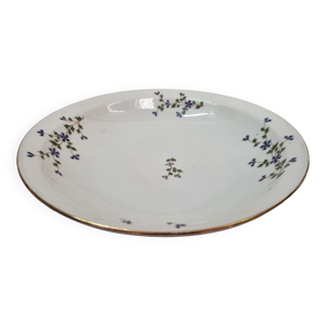 plat porcelaine fin xixeme