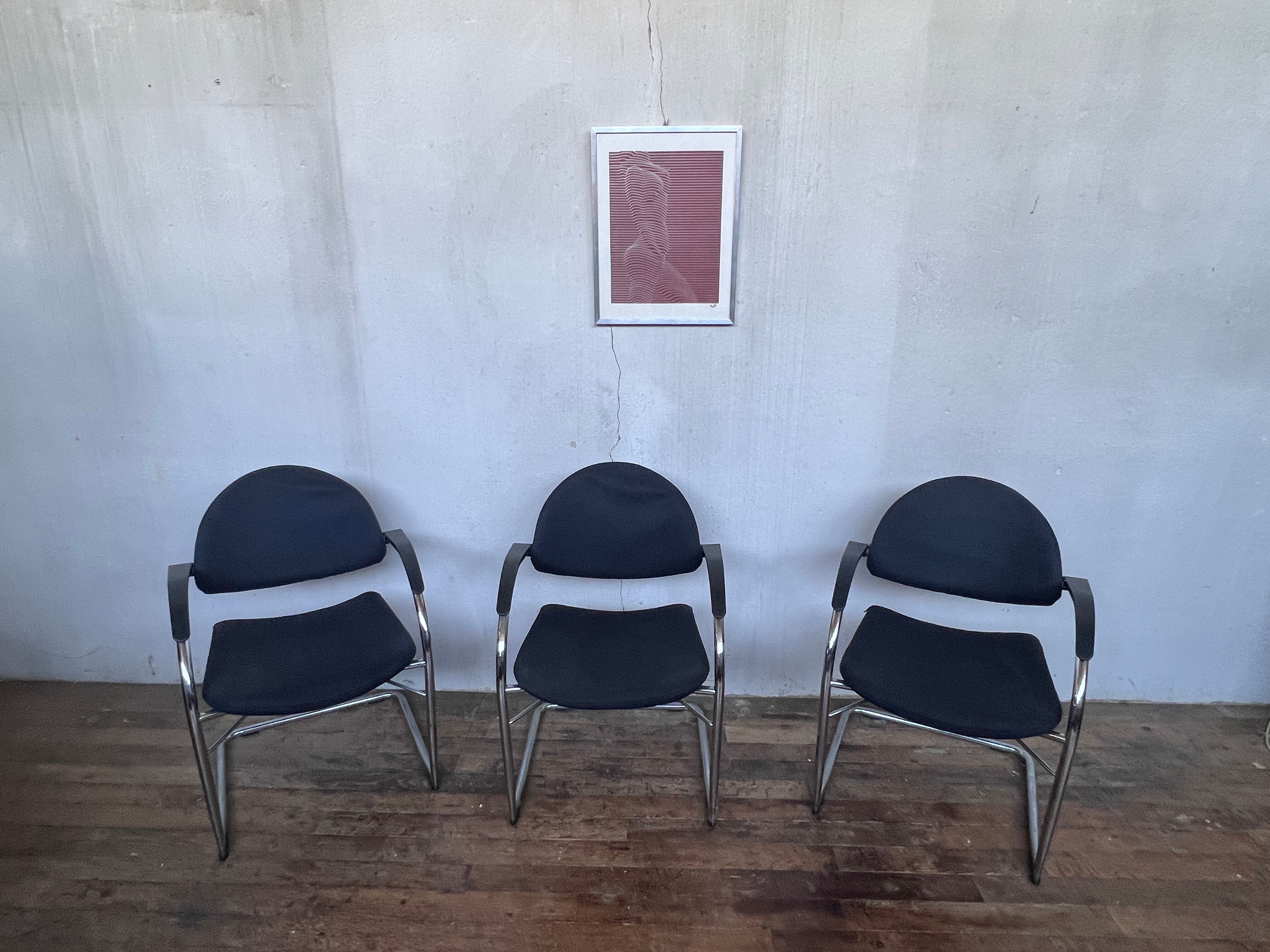 Trio de fauteuis Vitra