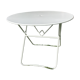 Table de jardin pliante en fer forgé