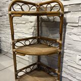 Rattan shelf
