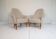 Big Adam lounge chairs, mid-century design, NK, Sweden, 1950s.