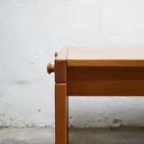 Vintage elm dining table by Maison Regain