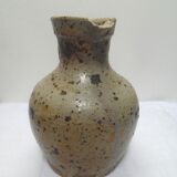 Pitcher in stoneware, glossy, speckled