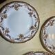 Dessert tableware set: 6 cups, 6 saucers, 2 platters, 10 plates
