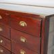 Antique English oak and glass counter/display cabinet, circa 1920-1930