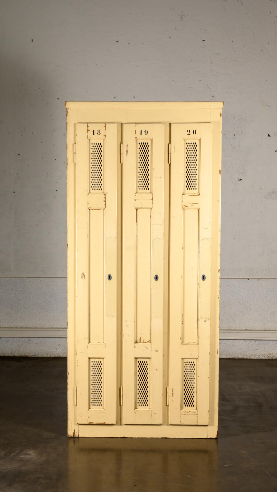 Wooden wardrobe