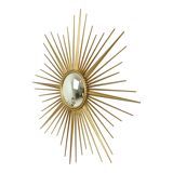 Large Vintage Sun Mirror Chaty Vallauris France 86cm