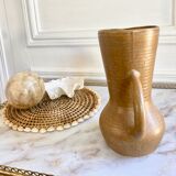 Stoneware pitcher vase