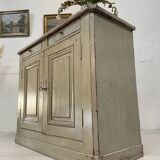 Parisian buffet in patinated wood, circa 1930.