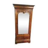 Louis Philippe wardrobe in walnut bramble