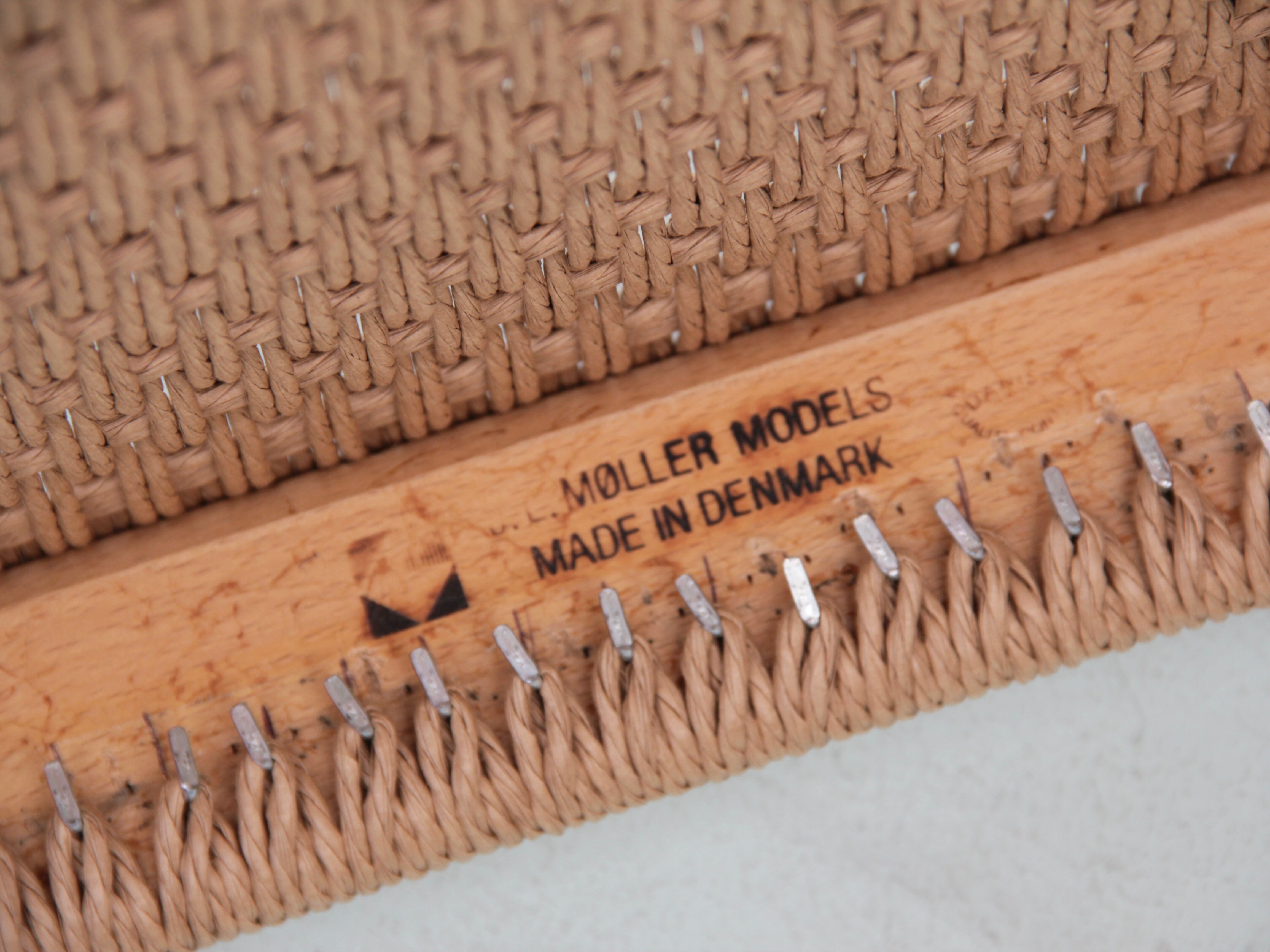 Suite of 4 Scandinavian teak armchairs model 66