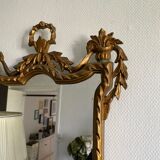 Miroir bois sculpté style régence