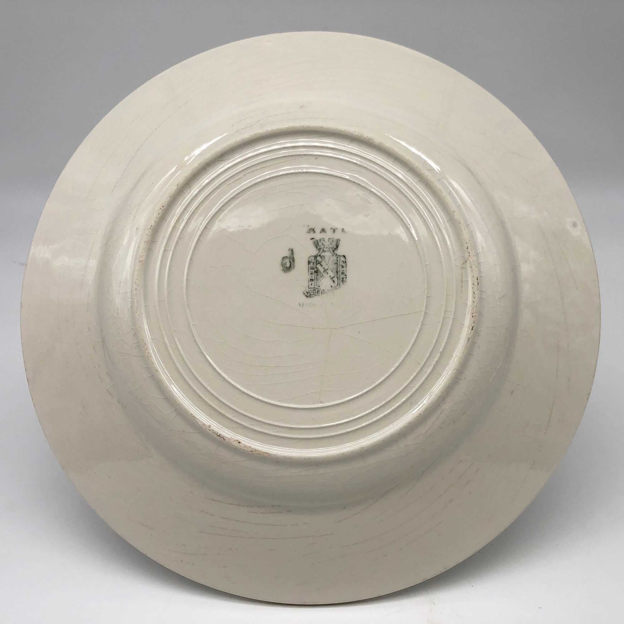 6 vintage plates stamped "niderviller"