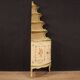 Corner cabinet in lacquered, gilded and painted wood from the 20th century