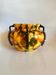 Art Nouveau speckled glass vase