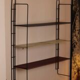 Tricolor String shelf in perforated metal