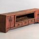 Meuble TV ancien à patine rouge (c.1900) #22