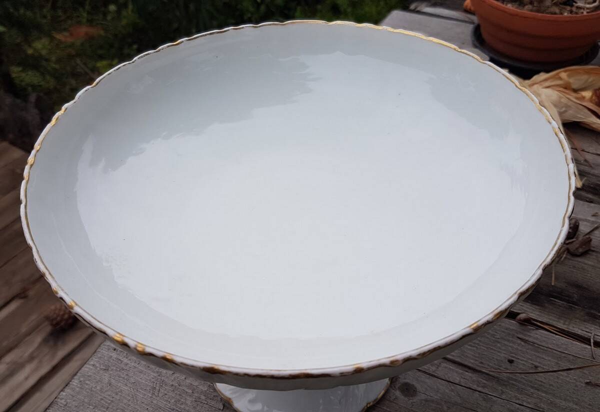 Limoge porcelain fruit bowl Gerard Dufraisseix Abbot - GDA