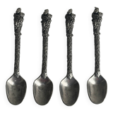 Set of 4 small spoons