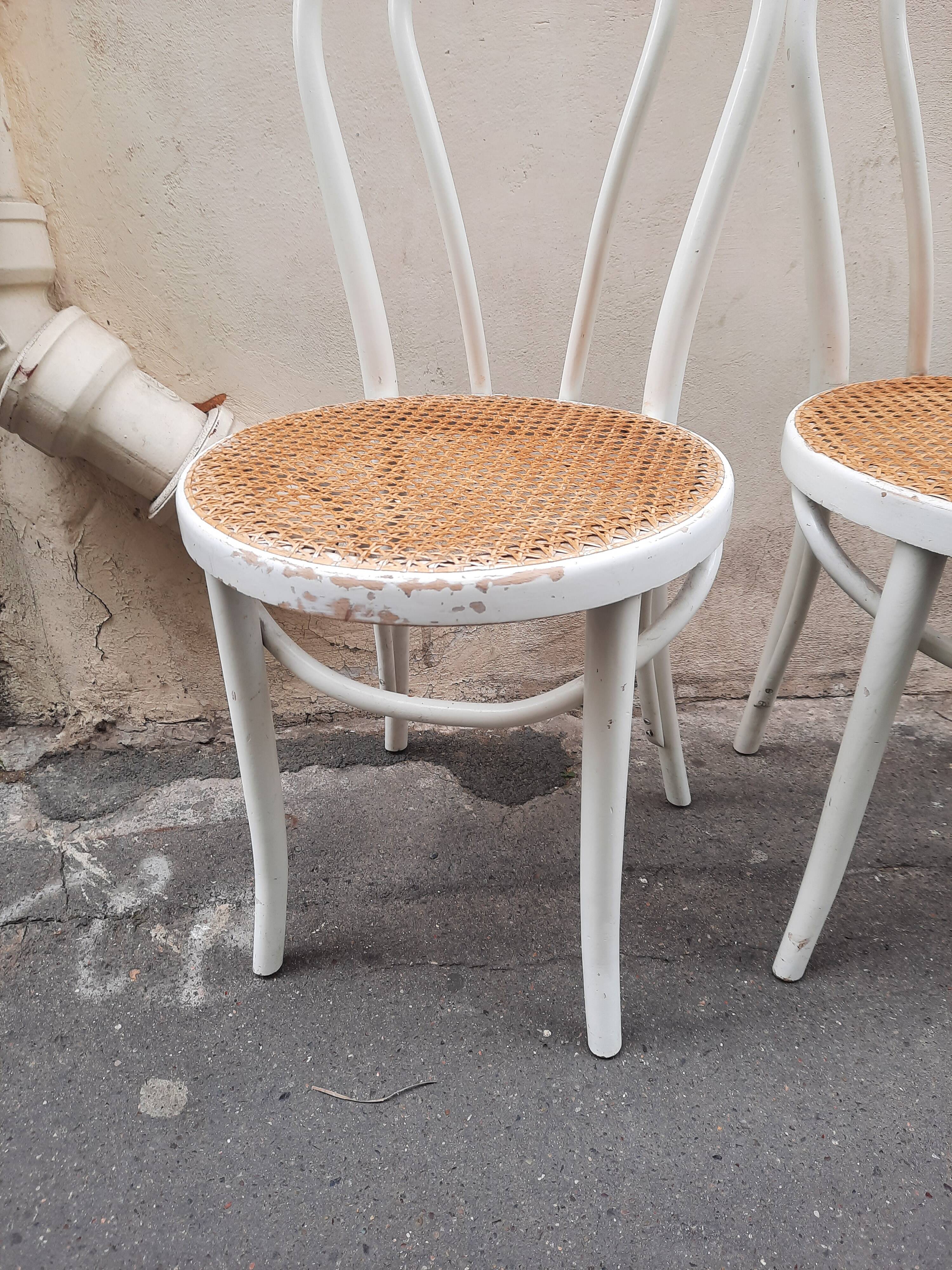 Pair of bistro chairs